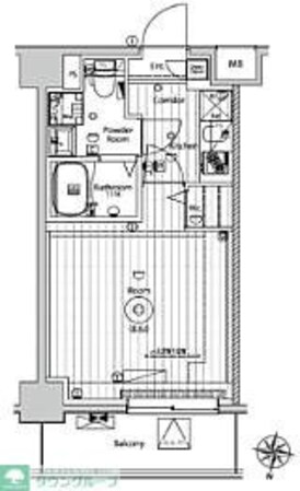 メイクスアート五反野の物件間取画像